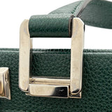 グッチ GUCCI ズゥミ スモール トップハンドルバッグ 569712 グリーン レザー レディース ハンドバッグ