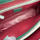 グッチ GUCCI ズゥミ スモール トップハンドルバッグ 569712 グリーン レザー レディース ハンドバッグ