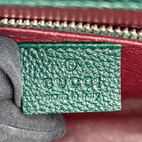 グッチ GUCCI ズゥミ スモール トップハンドルバッグ 569712 グリーン レザー レディース ハンドバッグ