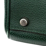 グッチ GUCCI ズゥミ スモール トップハンドルバッグ 569712 グリーン レザー レディース ハンドバッグ