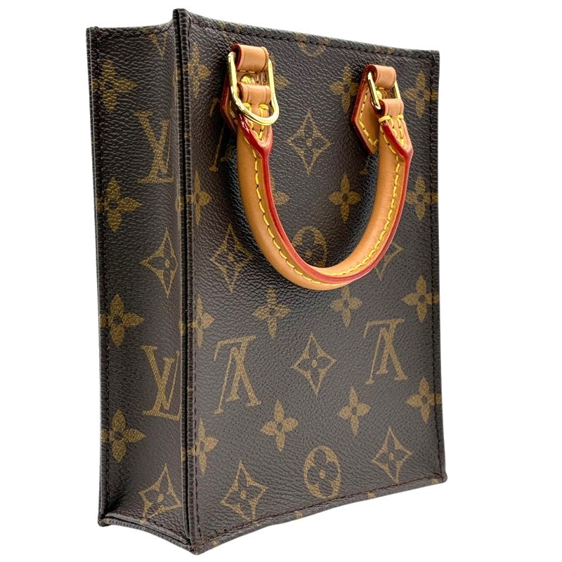 ルイ・ヴィトン LOUIS VUITTON プティット・サックプラ M69442 ブラウン モノグラム・キャンバス レディース ハンドバッグ