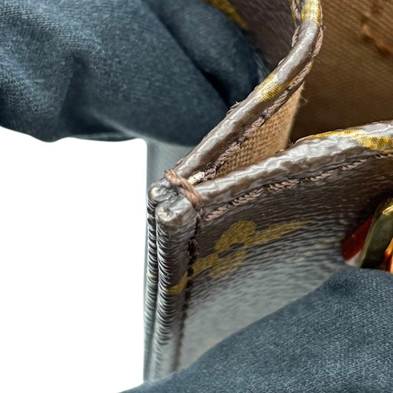 ルイ・ヴィトン LOUIS VUITTON プティット・サックプラ M69442 ブラウン モノグラム・キャンバス レディース ハンドバッグ