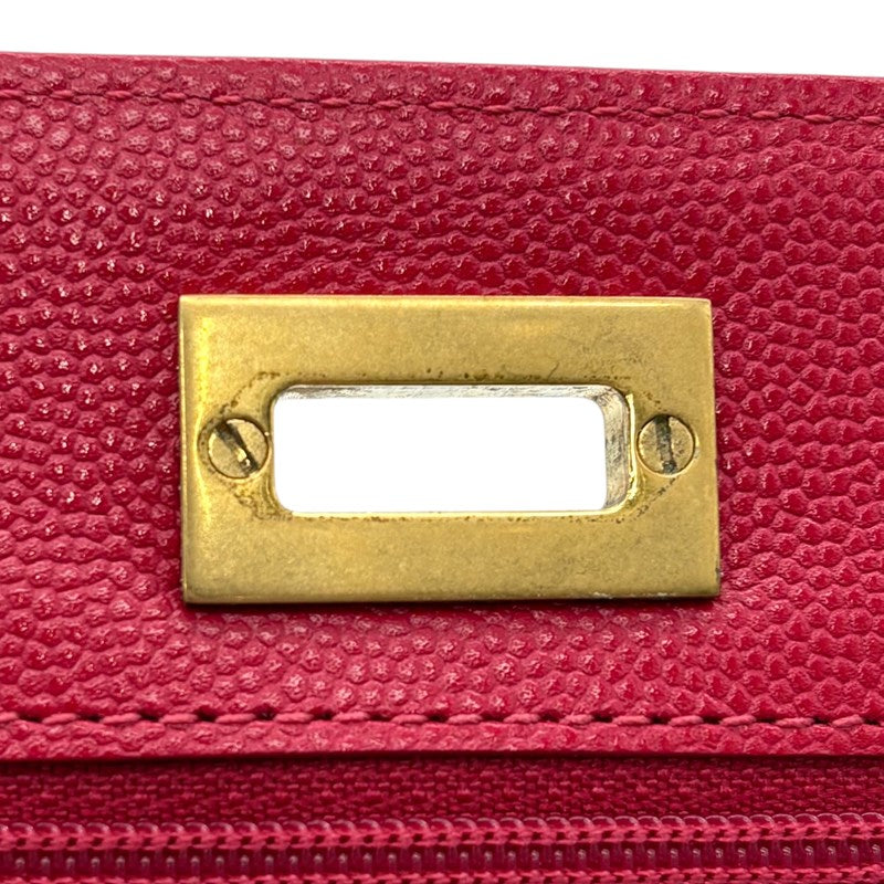 シャネル CHANEL 2.55 チェーンウォレット ホットピンク ゴールド金具 キャビアスキン レディース ショルダーバッグ