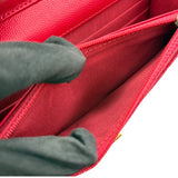 シャネル CHANEL 2.55 チェーンウォレット ホットピンク ゴールド金具 キャビアスキン レディース ショルダーバッグ