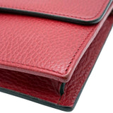 グッチ GUCCI インターロッキング Gチェーンウォレット 510314 レッド ゴールド金具 レザー レディース ショルダーバッグ