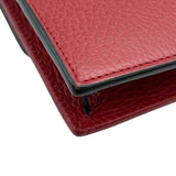 グッチ GUCCI インターロッキング Gチェーンウォレット 510314 レッド ゴールド金具 レザー レディース ショルダーバッグ