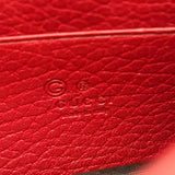 グッチ GUCCI インターロッキング Gチェーンウォレット 510314 レッド ゴールド金具 レザー レディース ショルダーバッグ