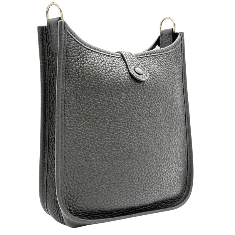 エルメス HERMES エヴリンTPM C刻印 ブラック シルバー金具 トリヨン レディース ショルダーバッグ