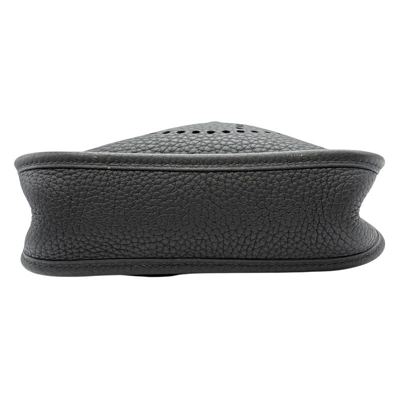 エルメス HERMES エヴリンTPM C刻印 ブラック シルバー金具 トリヨン レディース ショルダーバッグ