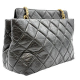 シャネル CHANEL 2.55 チェーントートバッグ ブラック ゴールド金具 エイジドカーフ レディース トートバッグ