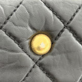 シャネル CHANEL 2.55 チェーントートバッグ ブラック ゴールド金具 エイジドカーフ レディース トートバッグ