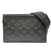ルイ・ヴィトン LOUIS VUITTON ガストン・ウェアラブル ウォレット M81115 ブラック モノグラム・シャドウ メンズ ショルダーバッグ