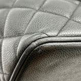 シャネル CHANEL 復刻トート ブラック シルバー金具 キャビアスキン レディース トートバッグ
