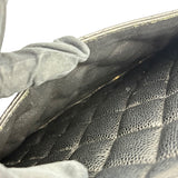 シャネル CHANEL 復刻トート ブラック シルバー金具 キャビアスキン レディース トートバッグ