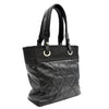 シャネル CHANEL パビリアリッツPM A34208 ブラック シルバー金具 コーティングキャンバス レディース ハンドバッグ