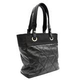 シャネル CHANEL パビリアリッツPM A34208 ブラック シルバー金具 コーティングキャンバス レディース ハンドバッグ