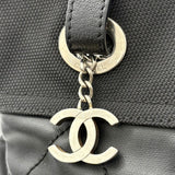 シャネル CHANEL パビリアリッツPM A34208 ブラック シルバー金具 コーティングキャンバス レディース ハンドバッグ