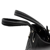 シャネル CHANEL パビリアリッツPM A34208 ブラック シルバー金具 コーティングキャンバス レディース ハンドバッグ