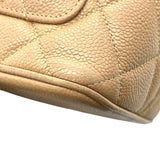 シャネル CHANEL 復刻トート A01804 ベージュ ゴールド金具 キャビアスキン レディース トートバッグ