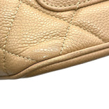 シャネル CHANEL 復刻トート A01804 ベージュ ゴールド金具 キャビアスキン レディース トートバッグ