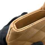 シャネル CHANEL 復刻トート A01804 ベージュ ゴールド金具 キャビアスキン レディース トートバッグ