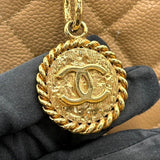 シャネル CHANEL 復刻トート A01804 ベージュ ゴールド金具 キャビアスキン レディース トートバッグ