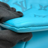 ルイ・ヴィトン LOUIS VUITTON クッサンPM M20769 ターコイズ ラム レディース ショルダーバッグ