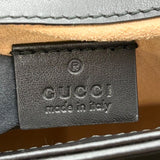 グッチ GUCCI GGマーモント ミニトップハンドルバッグ 547260 ブラック ゴールド金具 レザー レディース ハンドバッグ