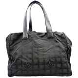 シャネル CHANEL ニュートラベルライントート MM A15991 ブラック ナイロン レディース トートバッグ