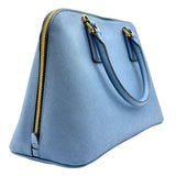 プラダ PRADA サフィアーノ ハンドバッグ BL0837 ライトブルー ゴールド金具 サフィアーノレザー レディース ハンドバッグ