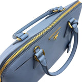 プラダ PRADA サフィアーノ ハンドバッグ BL0837 ライトブルー ゴールド金具 サフィアーノレザー レディース ハンドバッグ
