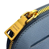 プラダ PRADA サフィアーノ ハンドバッグ BL0837 ライトブルー ゴールド金具 サフィアーノレザー レディース ハンドバッグ