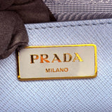 プラダ PRADA サフィアーノ ハンドバッグ BL0837 ライトブルー ゴールド金具 サフィアーノレザー レディース ハンドバッグ