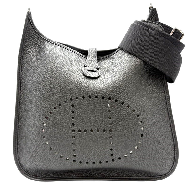 エルメス HERMES エヴリン3 PM W刻印 ブラック シルバー金具 トリヨン