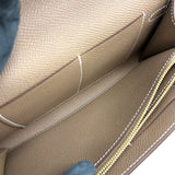 エルメス HERMES ケリートゥーゴー K刻印 エトゥープ ゴールド金具 エプソン レディース ショルダーバッグ
