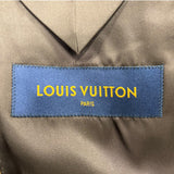 ルイ・ヴィトン LOUIS VUITTON ×NIGO ジャイアントダミエジャケット HJJ02E ブラウン ウール メンズ テーラードジャケット