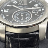 カルティエ Cartier カリブル ドゥカルティエ W7100014 ブラック SS メンズ 腕時計