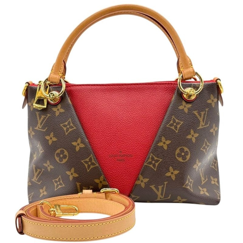 ルイ・ヴィトン LOUIS VUITTON VトートBB M43966 ブラウン モノグラム・キャンバス レディース ハンドバッグ