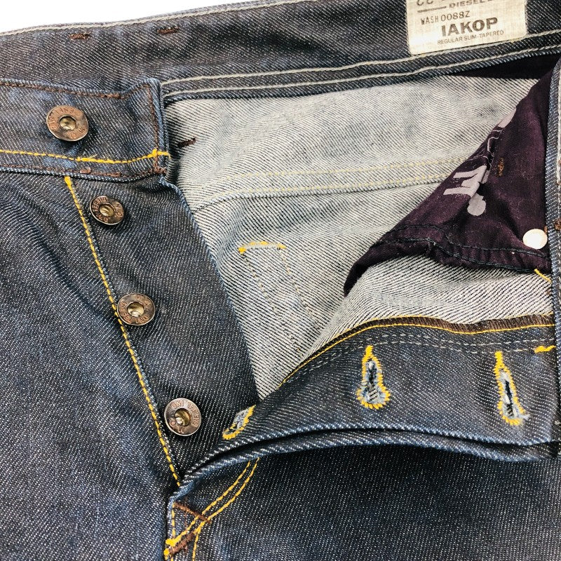 【ネット限定】ディーゼル DIESEL IAKOP REGULAR SLIM-TAPERED WASH0088Z デニム 濃紺 32 レディース  デニムパンツ