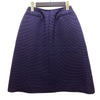 シャネル  ボーダースカート 01P P17237 ウール67％ シルク33％  パープル スカートレディース