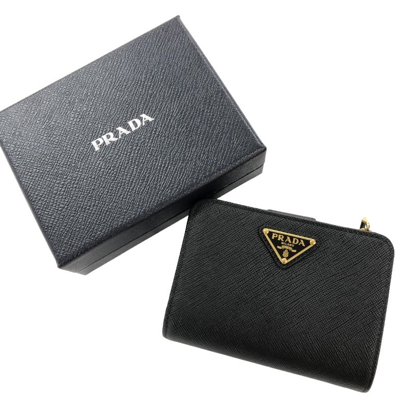 【美品】PRADA  長財布　ブラック