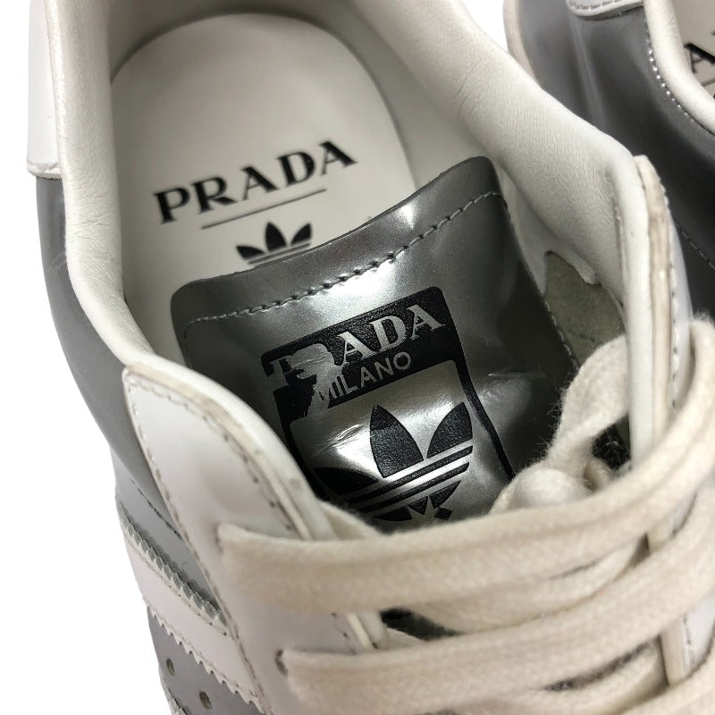 【ネット限定】プラダ PRADA アディダス オリジナルス プラダ X SUPERSTAR スーパースター FX4546 メタリックシルバー 26.5cm  メンズ スニーカー