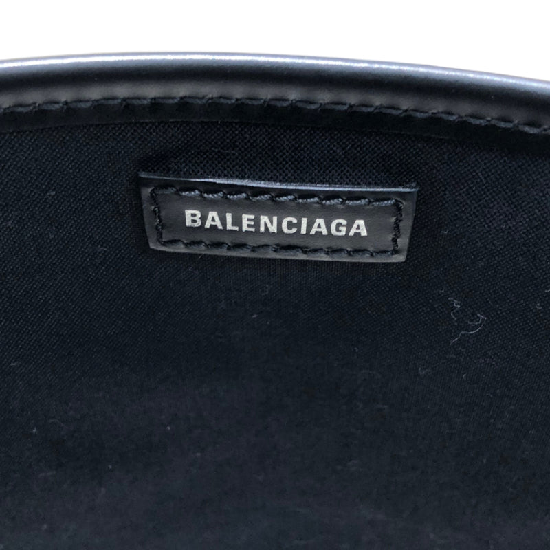 バレンシアガ BALENCIAGA ネイビーカバス 339933 ホワイト ブラック キャンバス ユニセックス トートバッグ