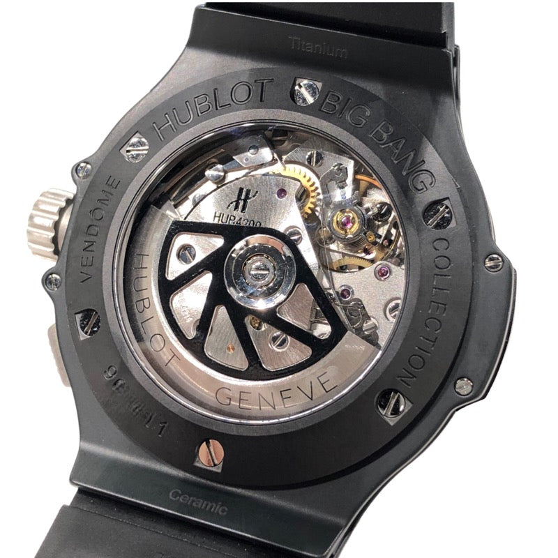 ウブロ HUBLOT ビッグバン アエロバン デニム 311.CI.5190.GR セラミック/チタン/ラバーストラップ 自動巻き メンズ 腕時計