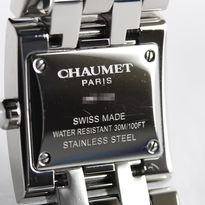ショーメ CHAUMET ケイシス ホワイトクリスタル W19635-35A SS/クリスタル クオーツ レディース 腕時計