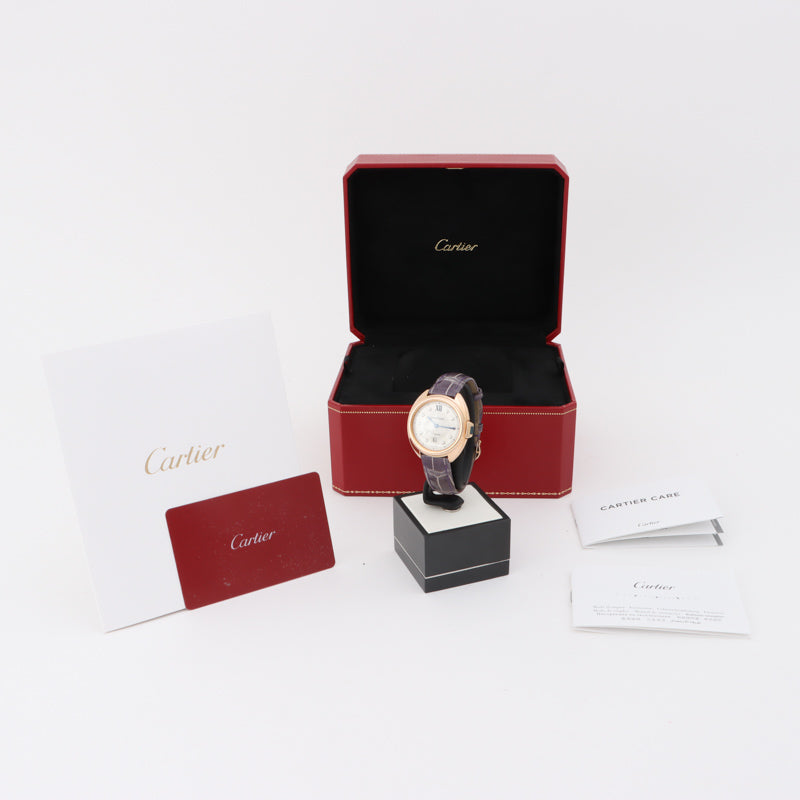 カルティエ Cartier クレドゥカルティエ WJCL0031 シルバー K18PG 自動巻き レディース 腕時計