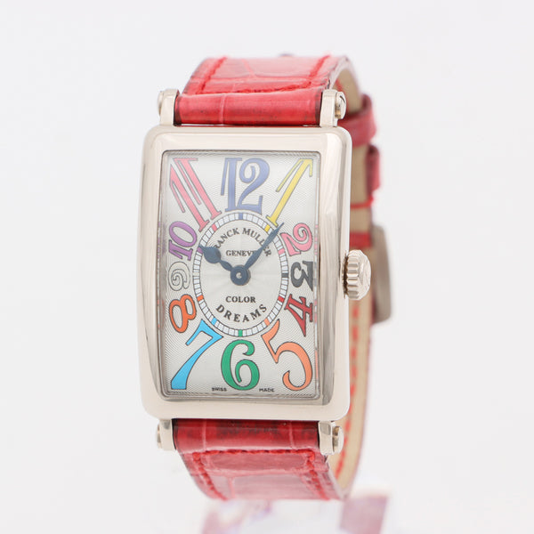 フランク・ミュラー  ロングアイランド 902QZ K18ホワイトゴールド  腕時計レディース