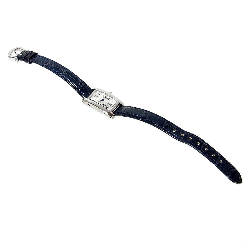 カルティエ Cartier タンクアメリカン ミニ WSTA0032 SS/純正尾錠・レザーストラップ クオーツ レディース 腕時計