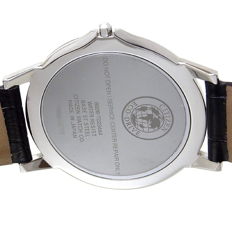 シチズン エコドライブ ワン AR5026-05A SS/純正バックル・レザーストラップ 腕時計メンズ