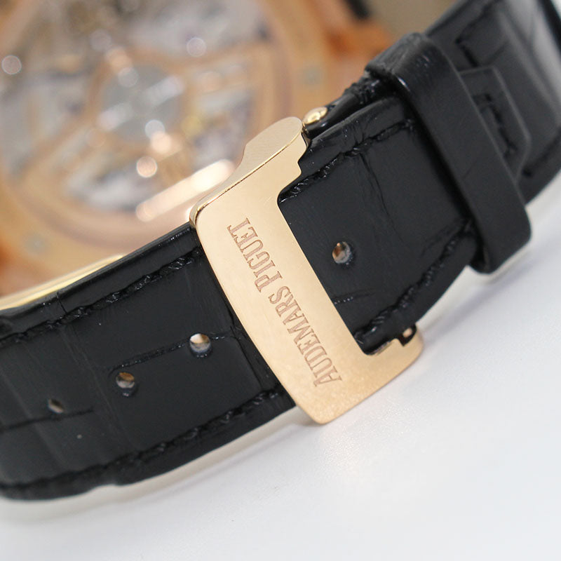 オーデマ・ピゲ AUDEMARS PIGUET ロイヤルオーク オートマティック 15500OR.OO.D002CR.01 ブラック K18PG 自動巻き メンズ 腕時計